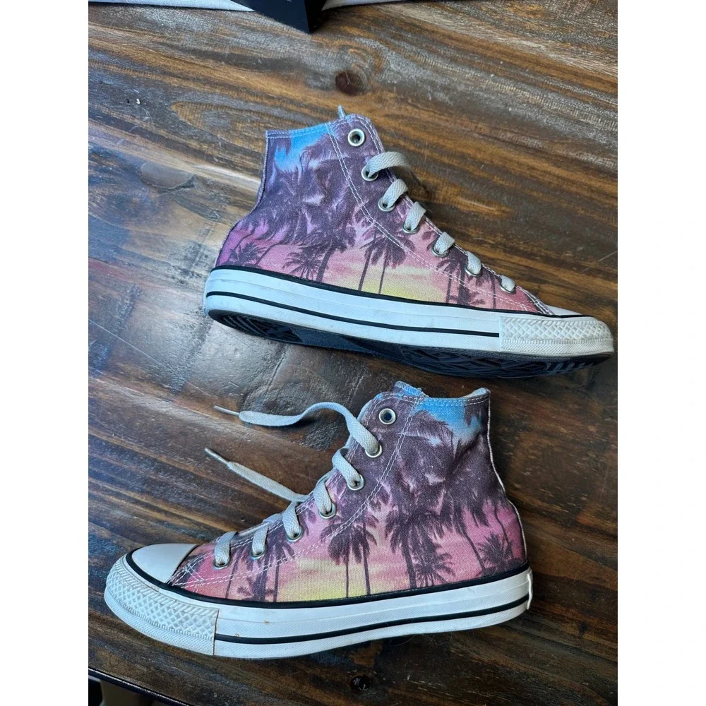 Converse Chuck Taylor All Star High Top Sunset Palm Tree Sneakers 171279F M6 
W8 - Picture 10 of 12